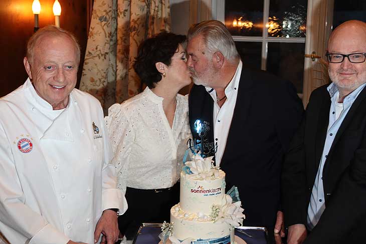 Alfons Schuhbeck, Iris und Harry Wijnfoord, Andreas Lambeck, Geschäftsführer von „sonnenklar.TV“ (©Foto. Martin Schmitz)